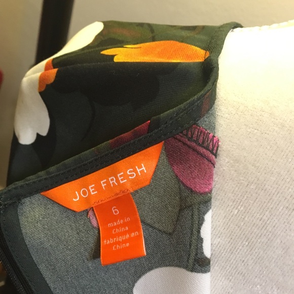 Lovely dark green floral swing style dress - Picture 6 of 6